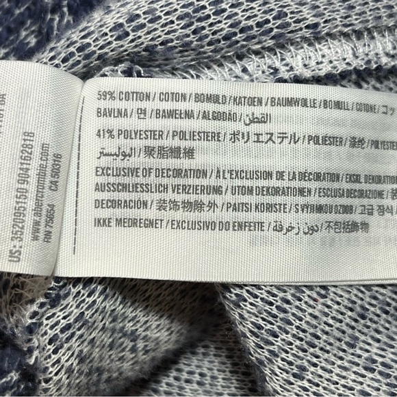 Hollister Hooded OpenCardigan Sweater Womens Size XS Blue Heathered Long Sleeve - Picture 8 of 10